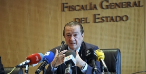 O fiscal de sala de seguridade viaria, Bartolomé Vargas, durante a presentación da memoria de 2015