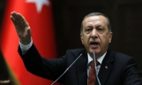 Comparecencia pública do presidente turco Erdogan