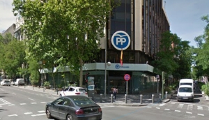 Sede principal do PP na rúa Génova de Madrid